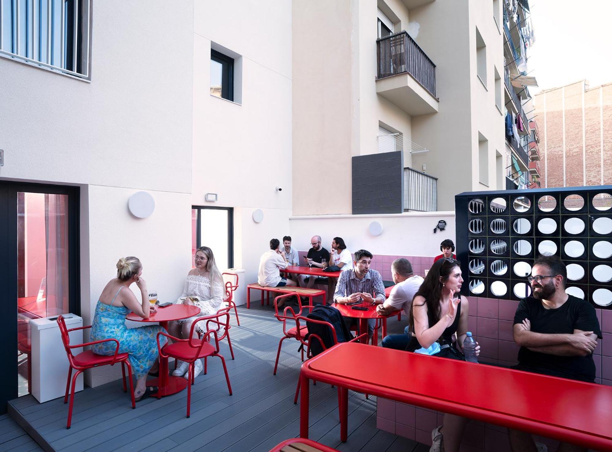 Amistat City Hostel Barcelona Exterior foto